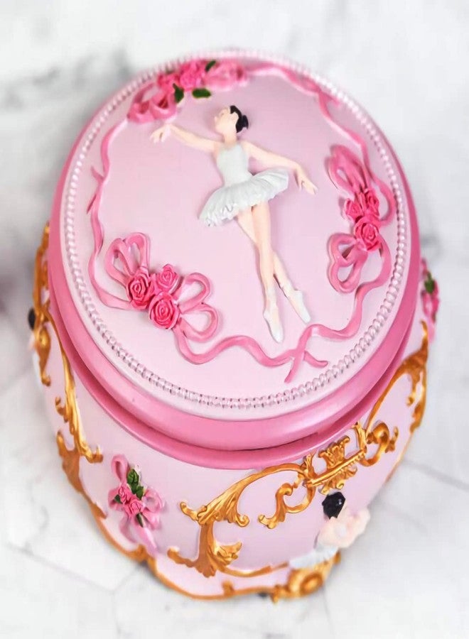 Singeek Classical Ballerina Music Box Collectible Mechanical Musical Box with Colorful Lights and Sankyo 18-Note Wind Up Signs of The Girl Heart Gift for Birthday Christmas(Swan Lake) - Image 5